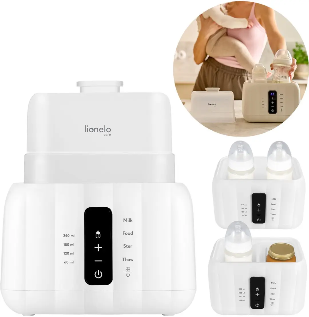 Lionelo Thermup Duo Flessenwarmer & Sterilisator 6-in-1 - Wit