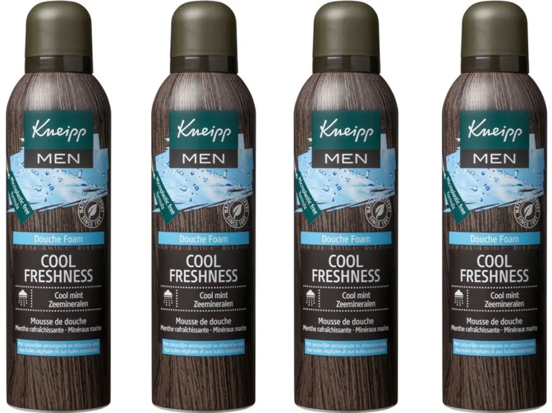 Kneipp Men Douchegel Cool Freshness 4x200ml