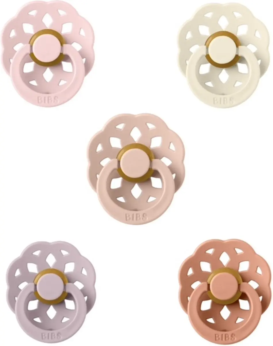BIBS Boheme Fopspeen Set 5 Stuks