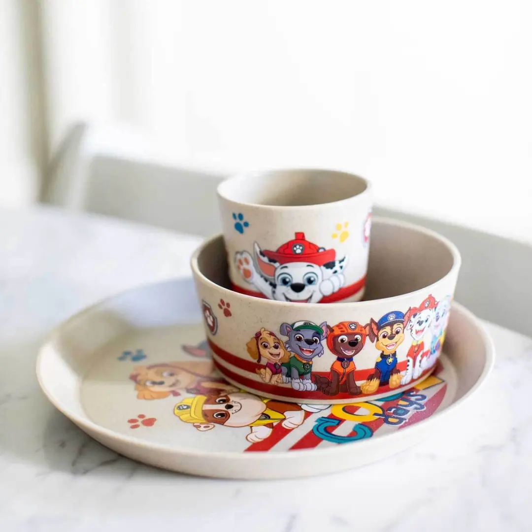 Koziol PAW Patrol Ontbijtset - 3-delig - Beige