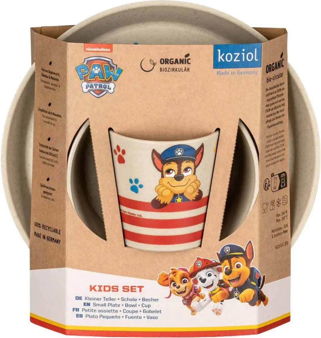 Koziol PAW Patrol Ontbijtset - 3-delig - Beige
