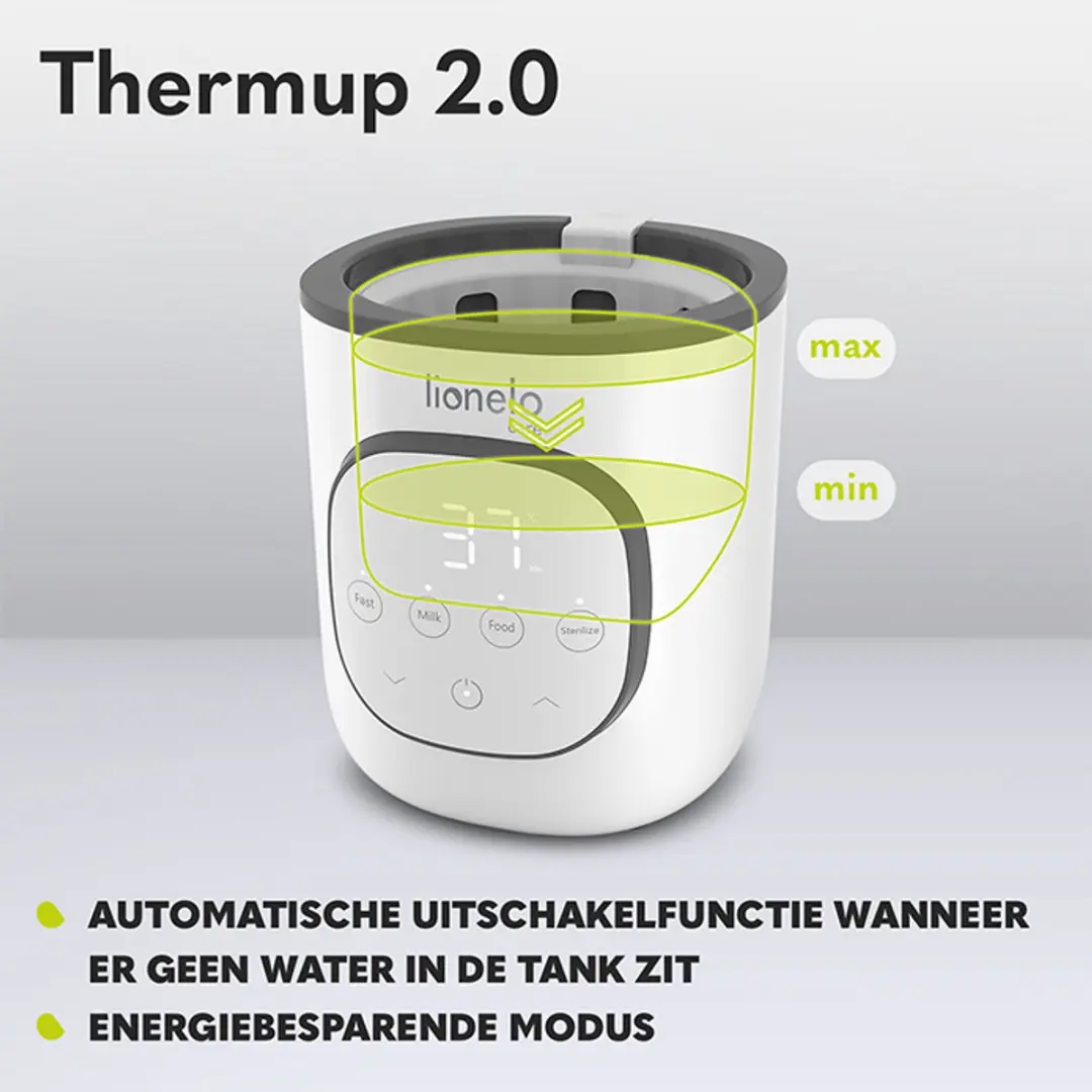 Lionelo Thermup 2.0 Flessenwarmer 5in1 - Wit