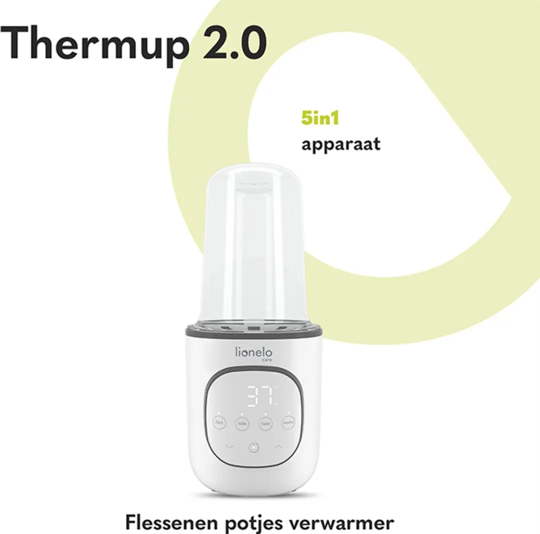 Lionelo Thermup 2.0 Flessenwarmer 5in1 - Wit
