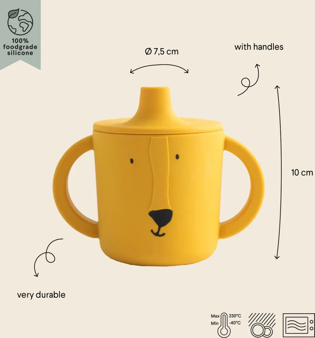 Trixie Tuitbeker Mr. Lion - 0,2L - Siliconen