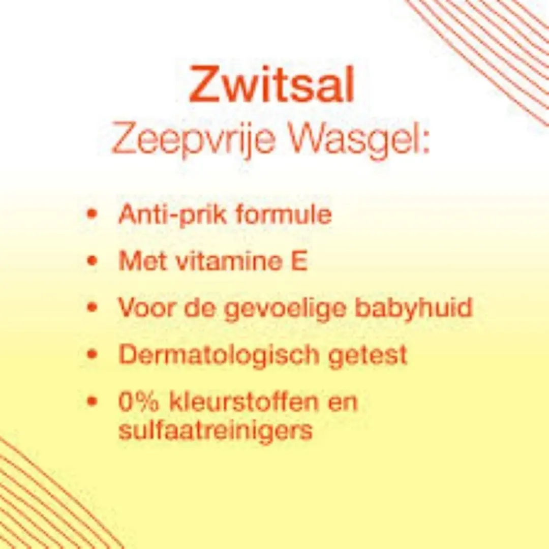 Zwitsal Zeepvrije Wasgel - 6x200ml
