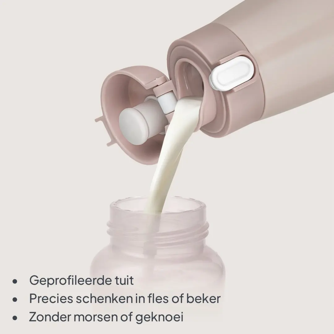 Lionelo Thermup Bottle Draagbare Melkverwarmer 350ml - USB-C - Beige