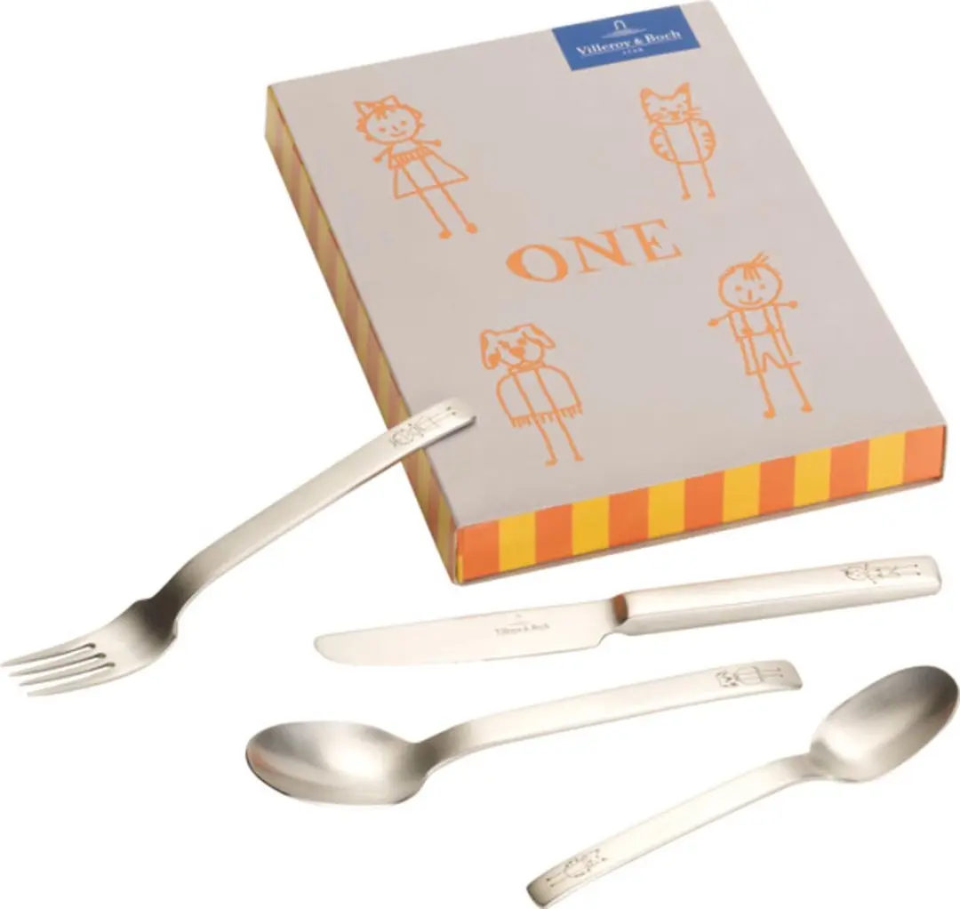 Villeroy & Boch One Kinderbestek 4-delig - Zilver