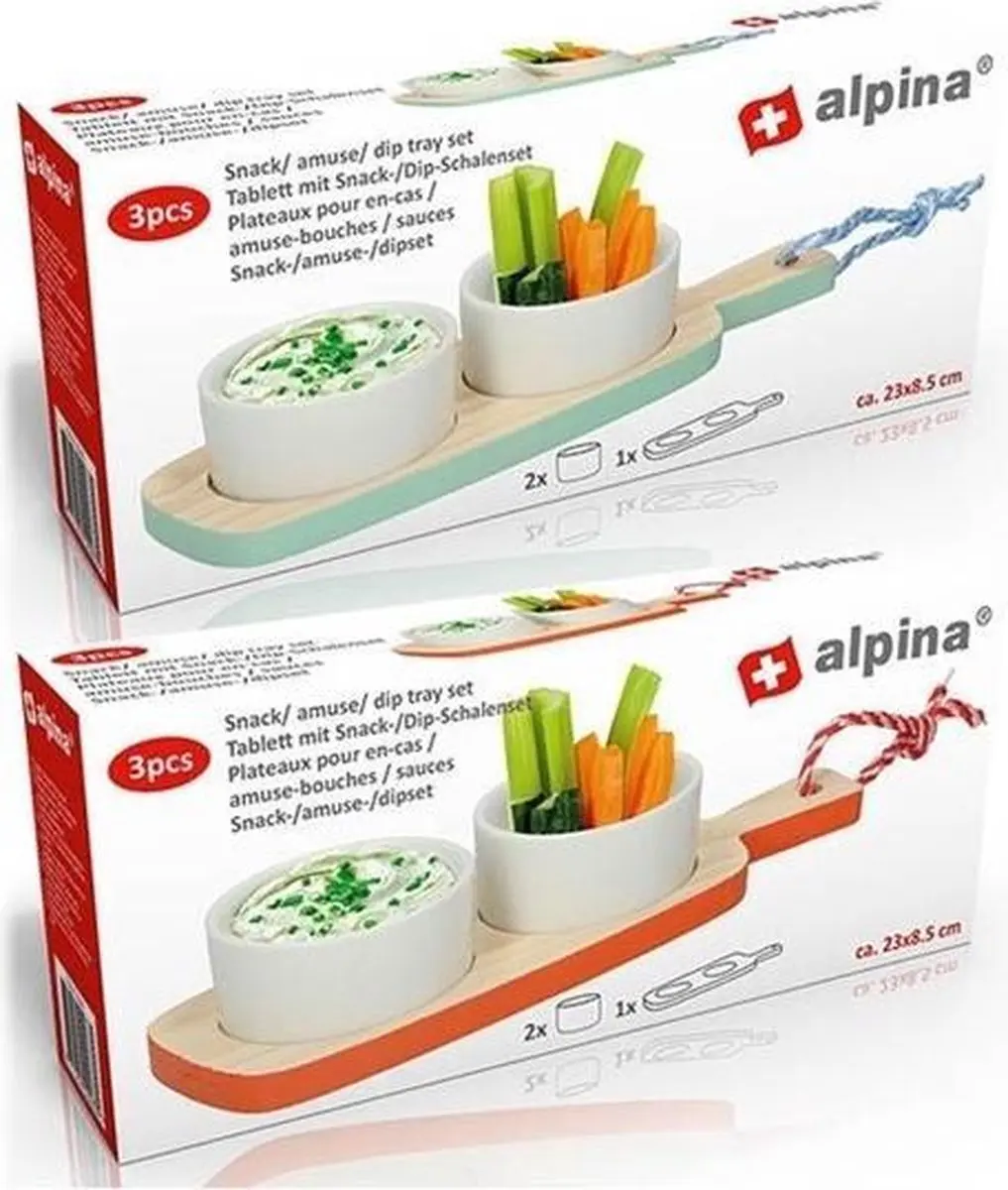 Alpina Tapas Amuse Set 2263 - 3-delig - Rood