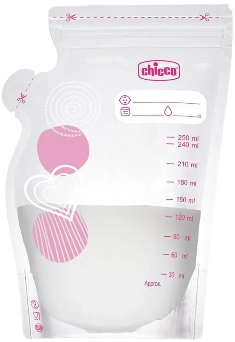 Chicco Borstvoeding Bewaarzakjes 30 Stuks - 250ml