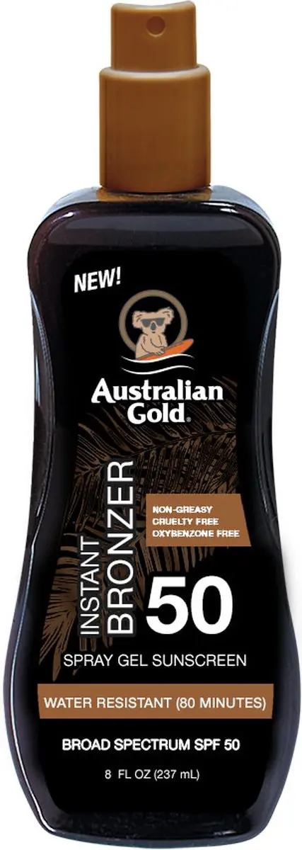 Australian Gold SPF 50 Spray Gel Zonnebrand 237ml
