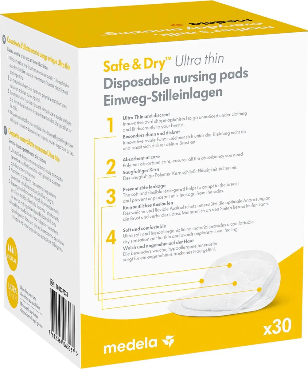 Medela Ultra Thin Zoogcompressen - 30 Stuks