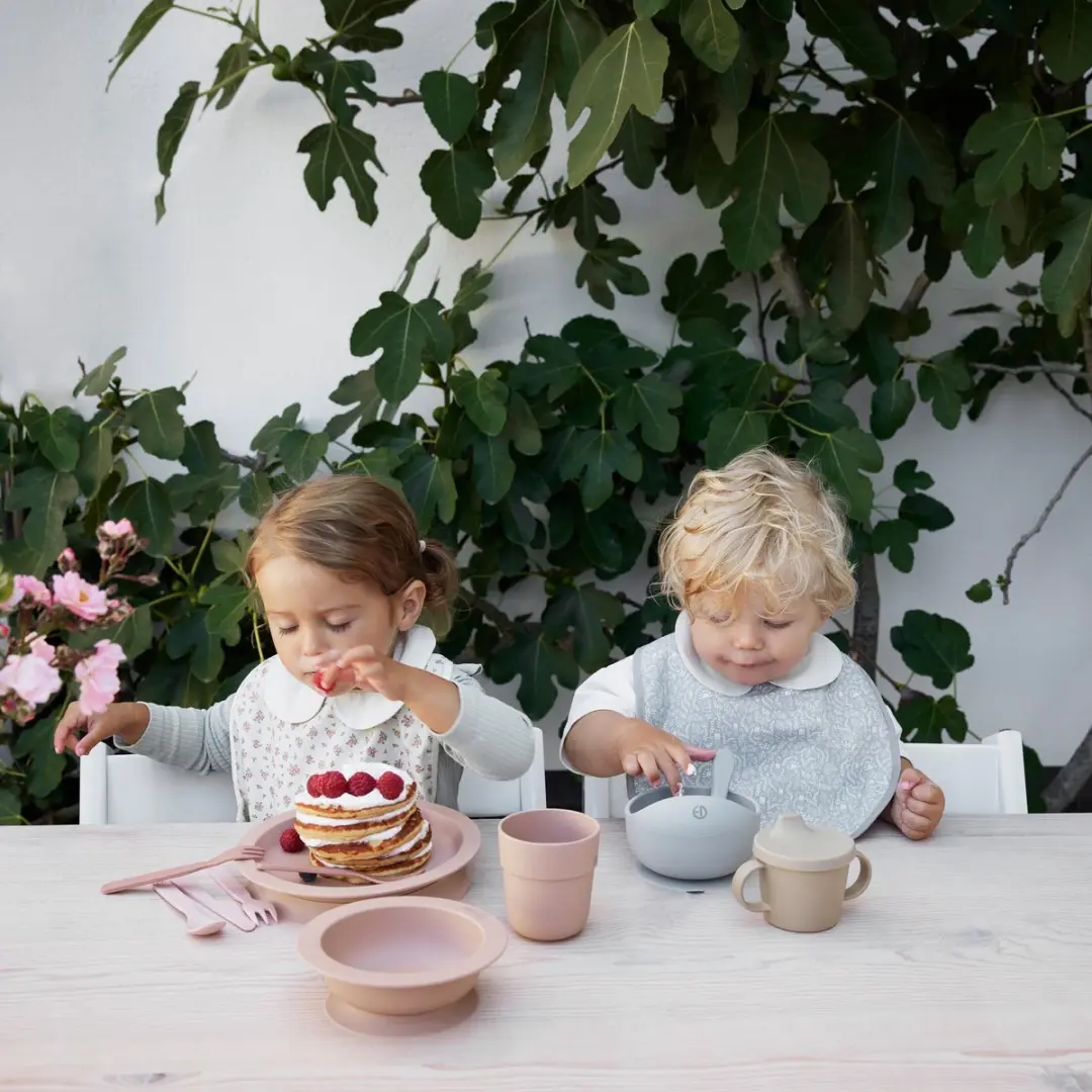 Elodie Slab Monkey Sunrise Slabbetjes - Lichtblauw/Grijs