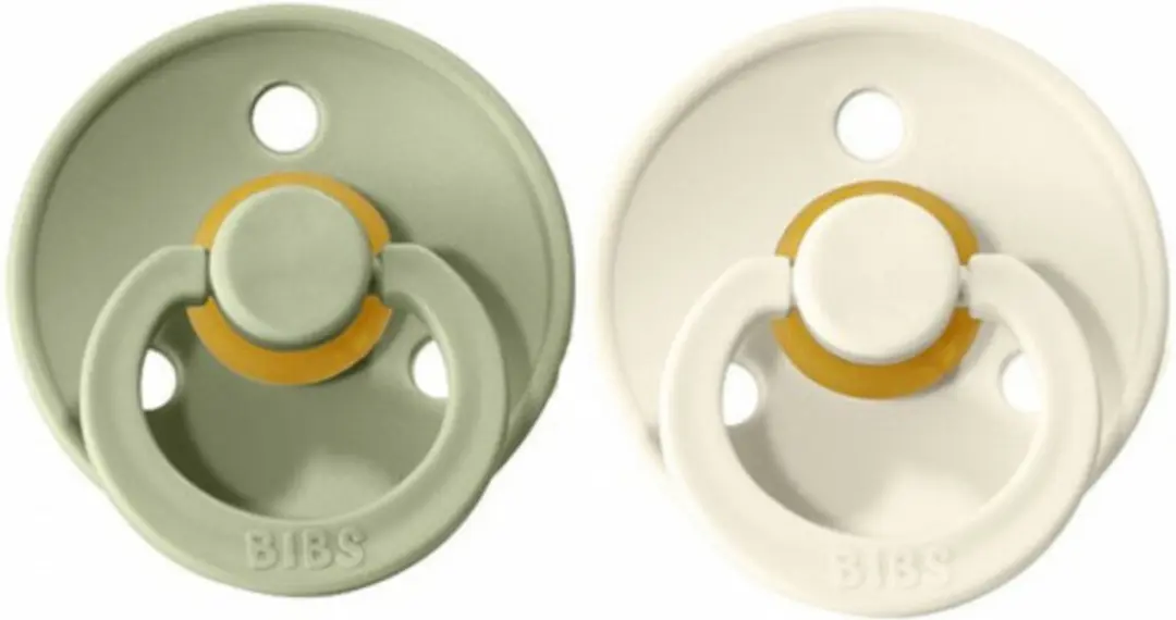 BIBS Colour Speen - 2 Stuks - Maat 3 (18+ maanden) - Ivory/Sage