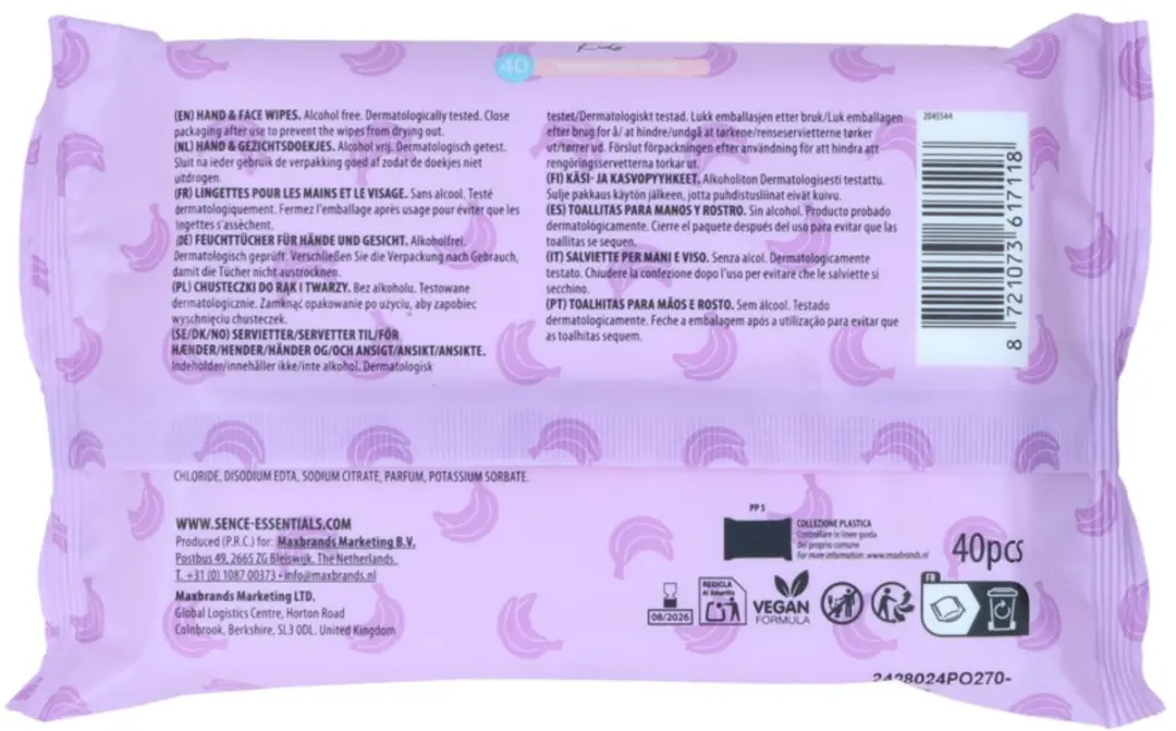 Sence Baby & Kids Wipes Hand & Gezicht - 960 Stuks