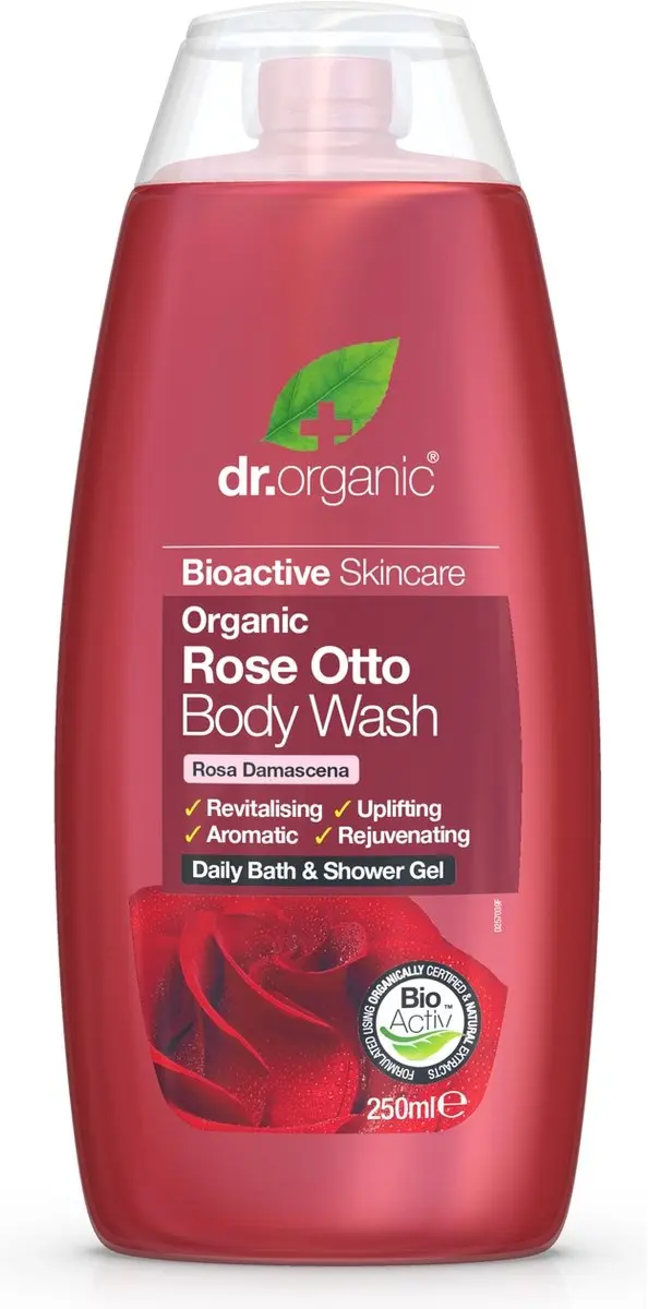 Dr Organic Rose Otto Bodywash 250ml