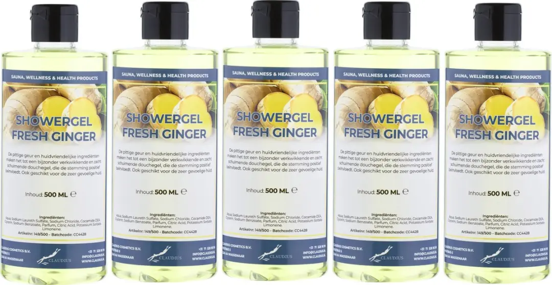 Splashbox Cosmetics Fresh Ginger Douchegel 500ml