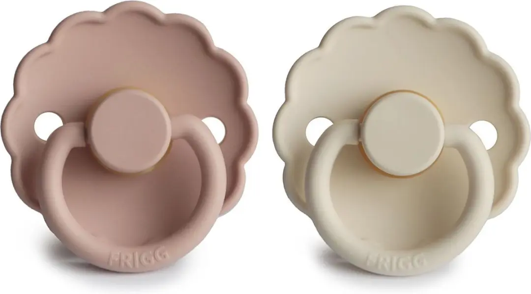 BIBS Frigg Fopspeen - 2 Stuks - Blush & Cream