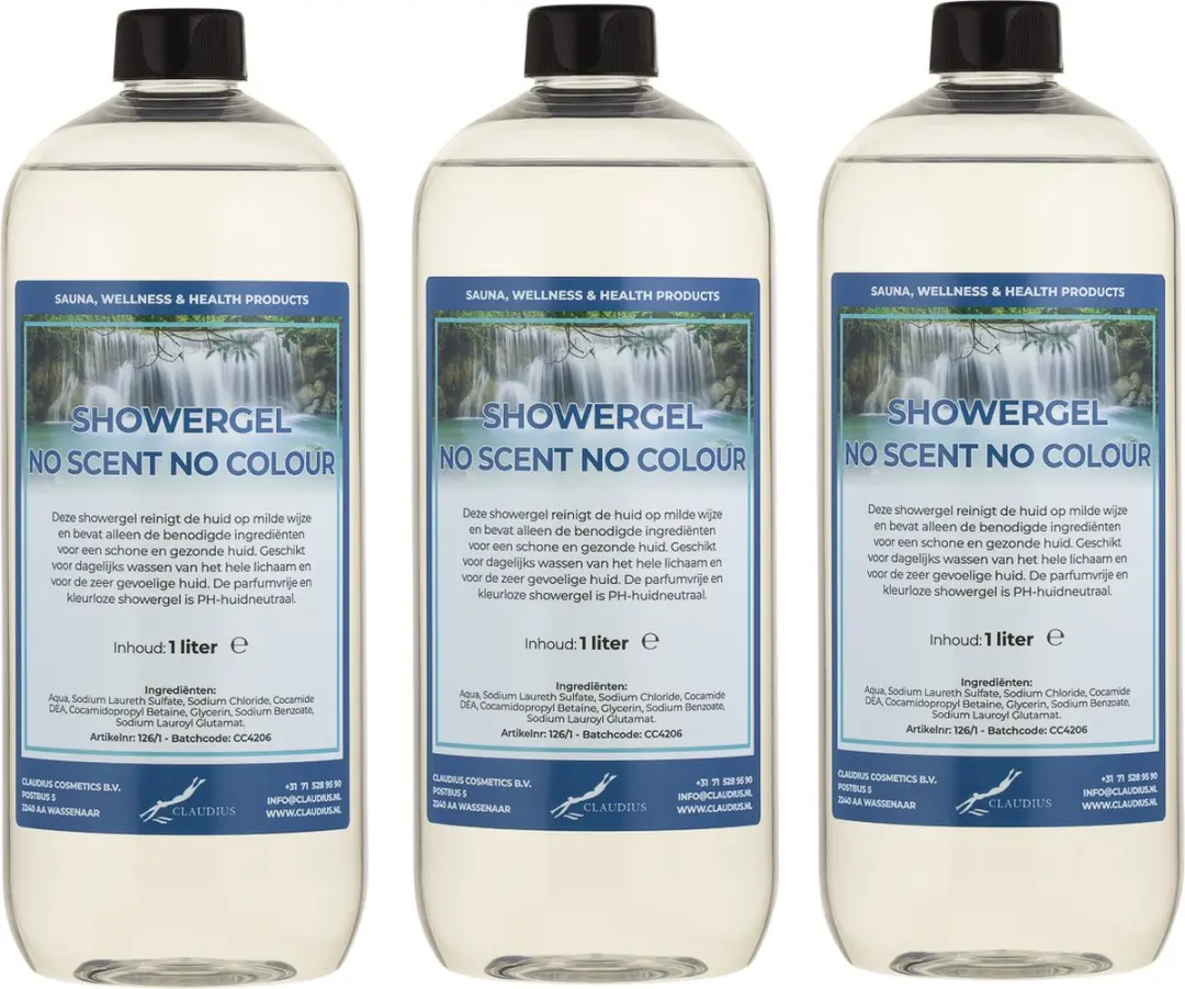 Splashbox Cosmetics Douchegel No Scent No Colour 1L