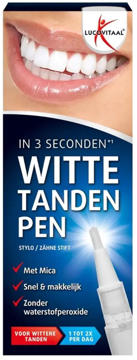 Lucovitaal Witte Tanden Pen - 2x2ml - afbeelding 6 van 6