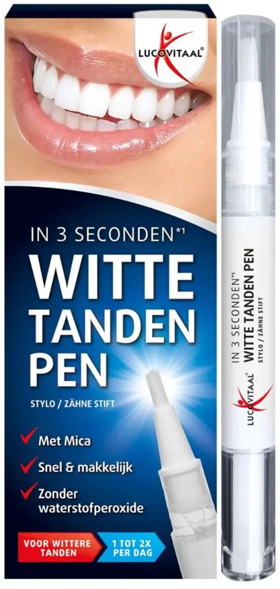 Lucovitaal Witte Tanden Pen - 2x2ml