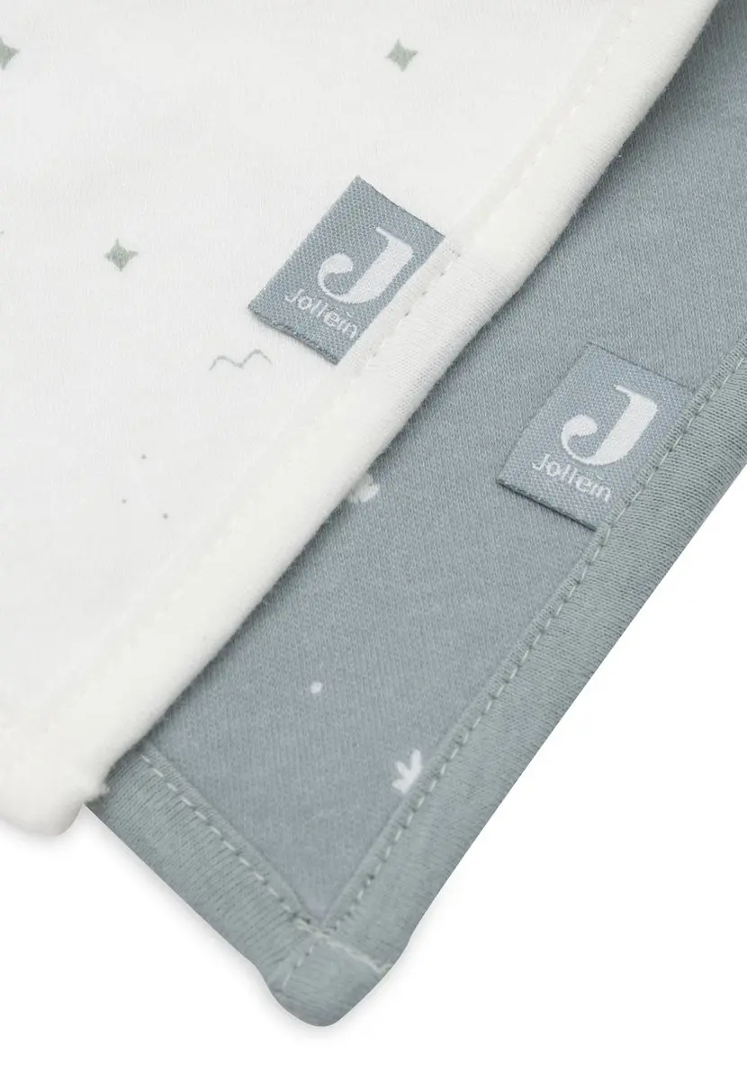 Jollein Slab Bandana - Twinkling Sea Green - 2 Stuks - afbeelding 6 van 6