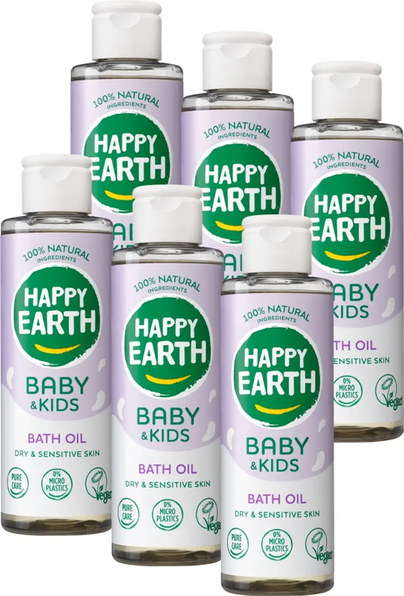 Happy Earth Badolie Baby & Kids 6x150ml
