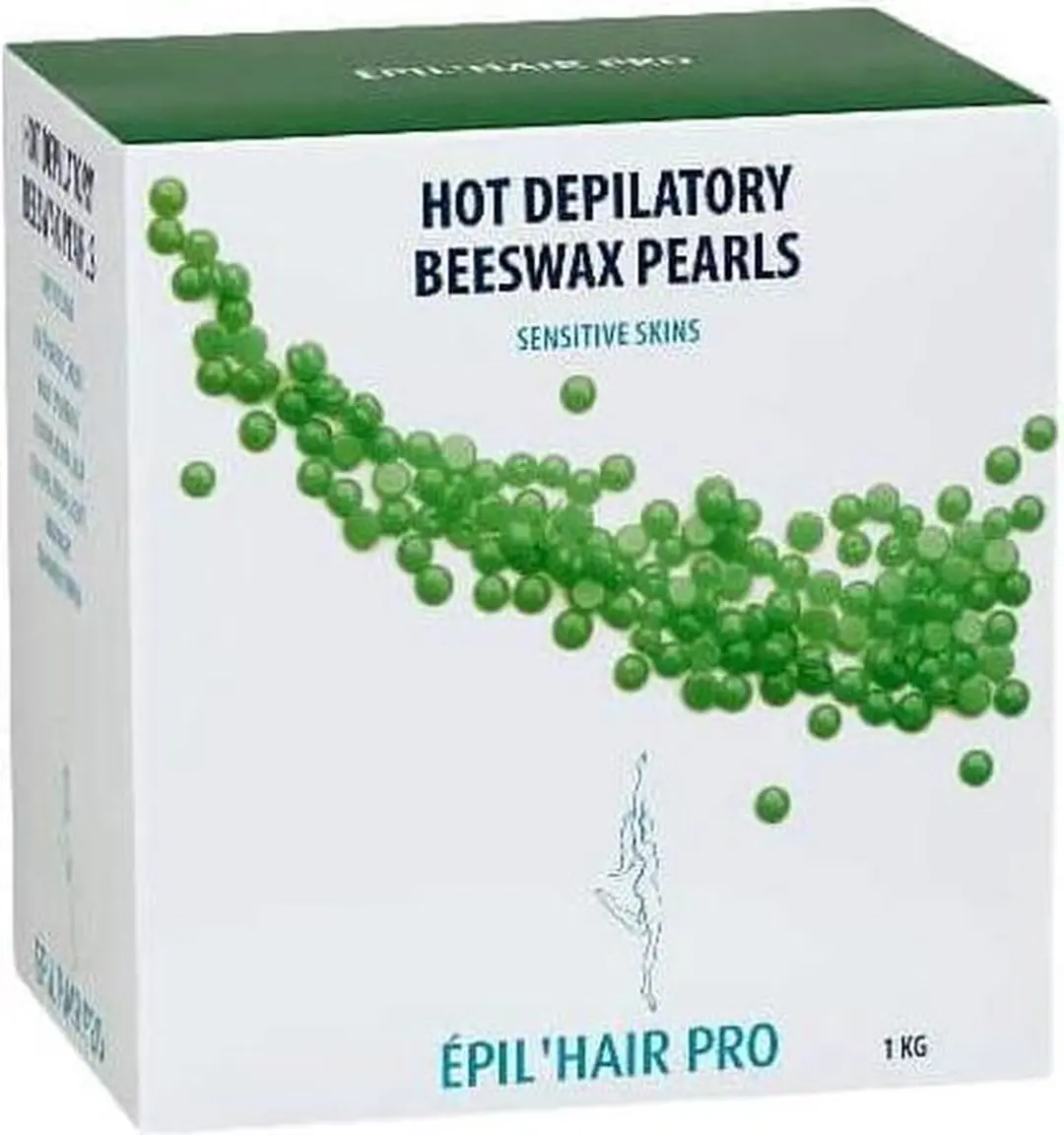 Sibel Beeswax Pearls Sensitive Skin 1000g - Groen