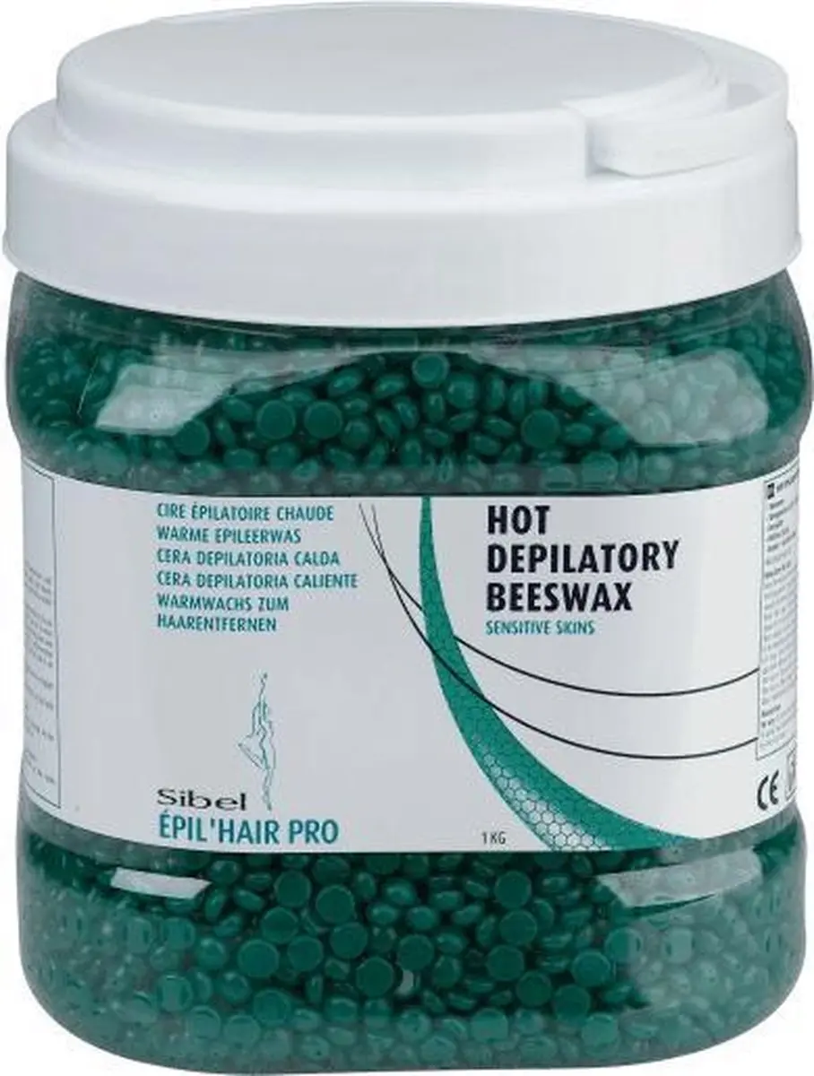 Sibel Beeswax Pearls Sensitive Skin 1000g - Groen