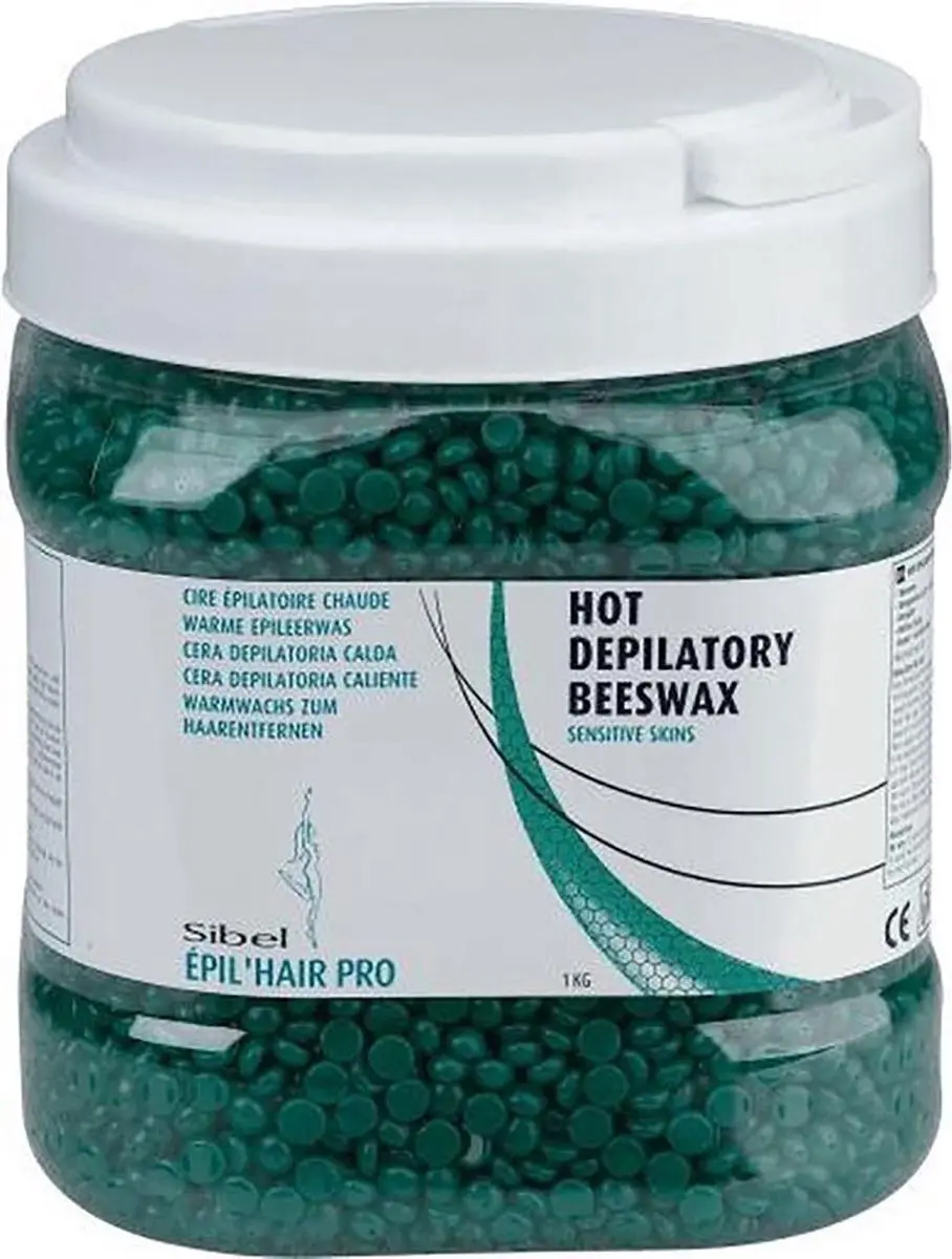 Sibel Beeswax Pearls Sensitive Skin 1000g - Groen