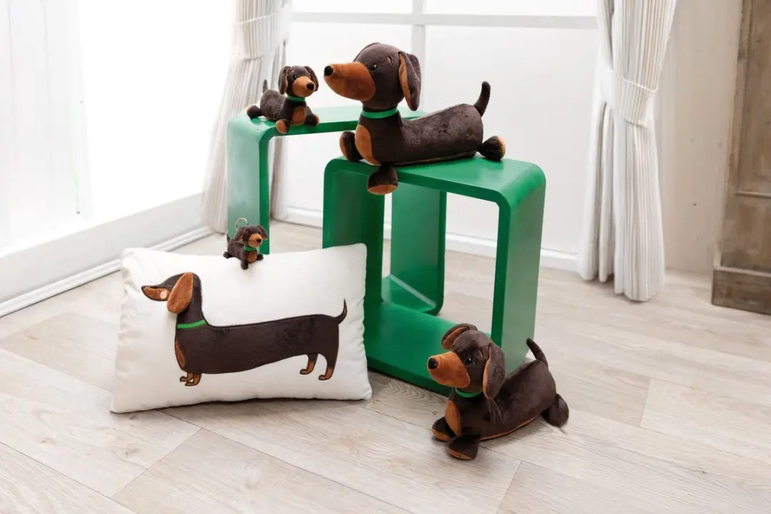 Nici Knuffel Teckel 20cm - Bruin