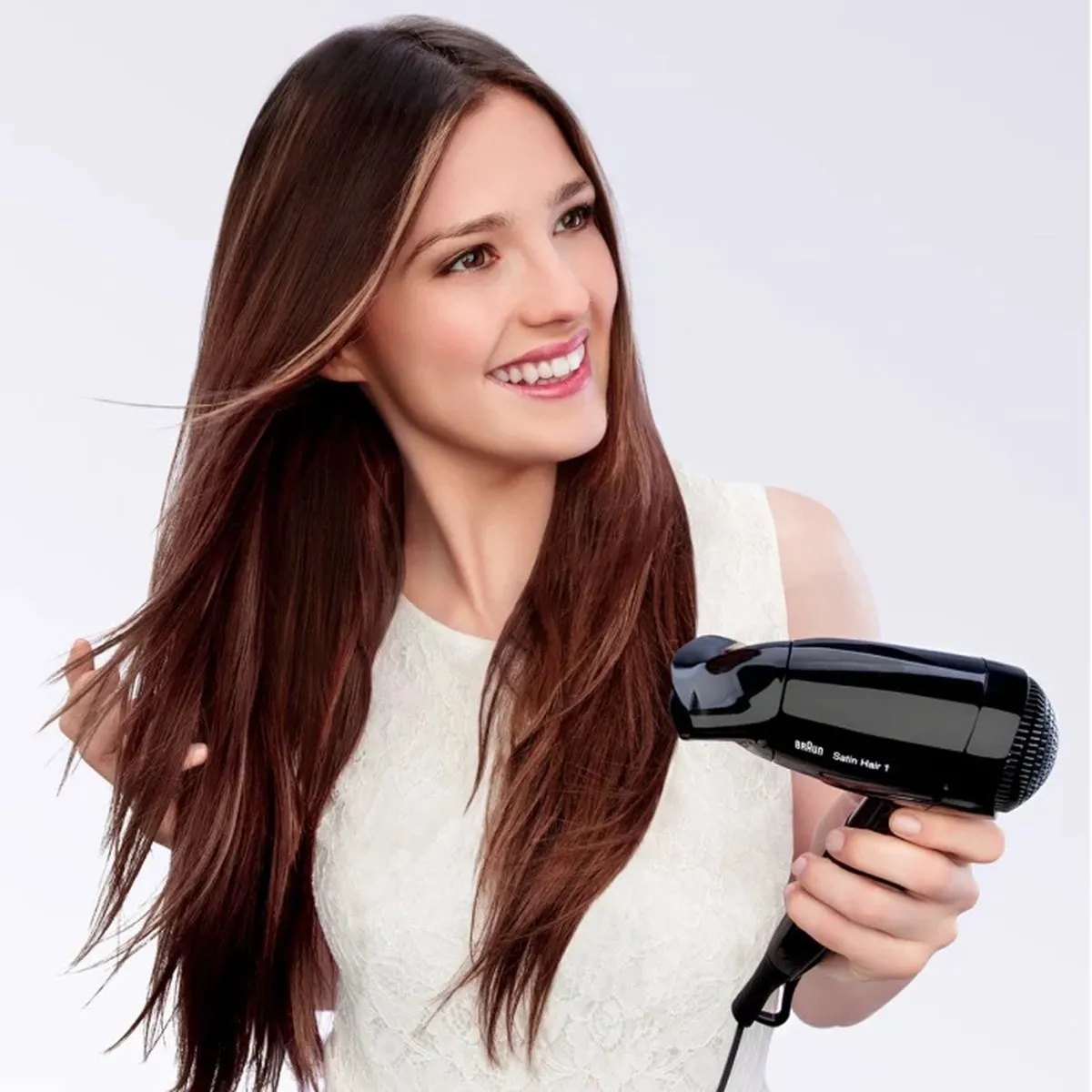 Braun Satin Hair 1 BRHD130E Reis Haardroger 1200W - Zwart