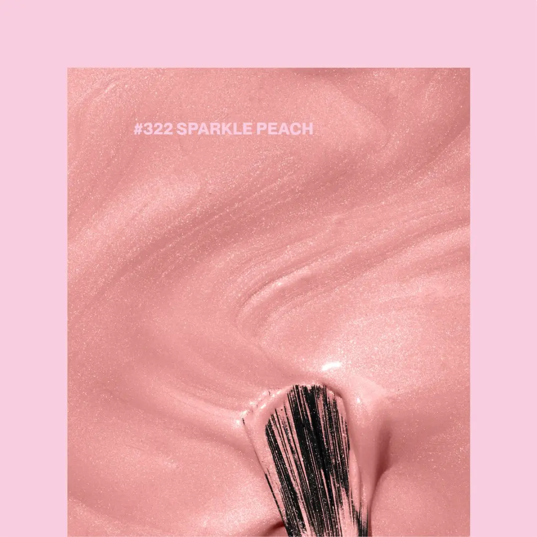 Pink Gellac 322 Sparkle Peach Gellak 15ml