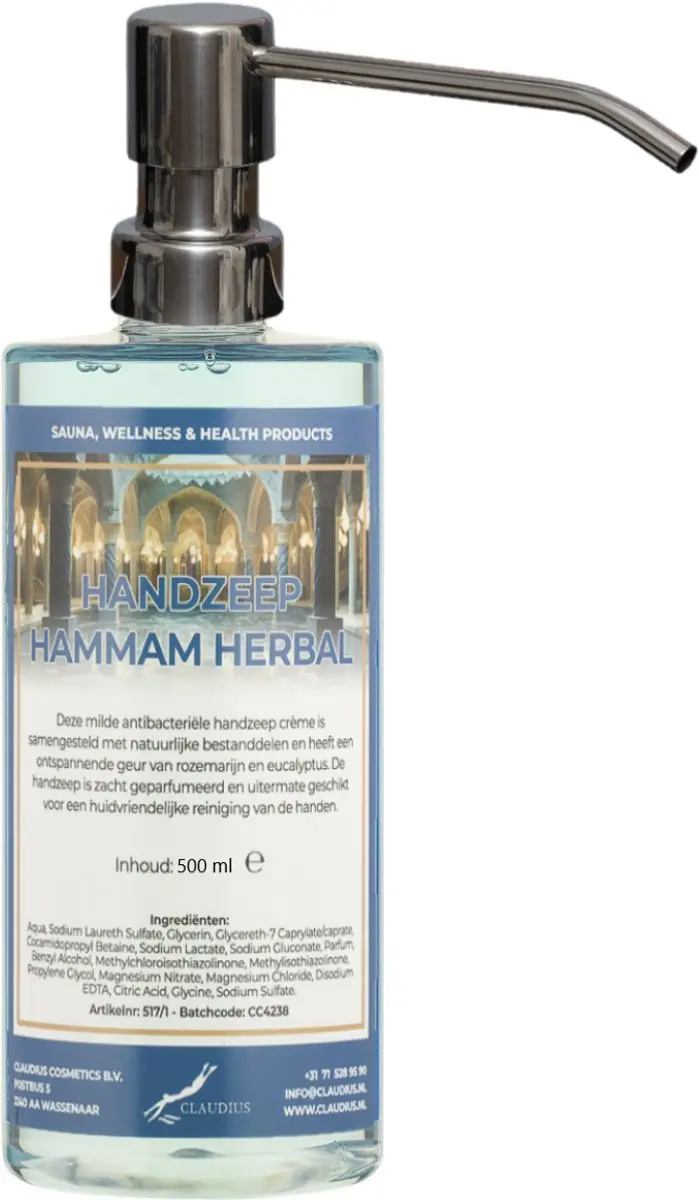 Splashbox Cosmetics Hammam Herbal Handzeep 500ml