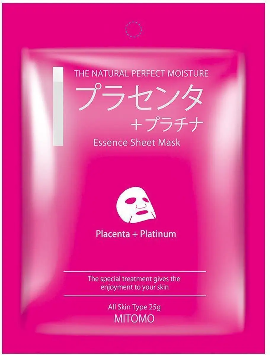 Mitomo Placenta Platinum Masker - 6 Stuks