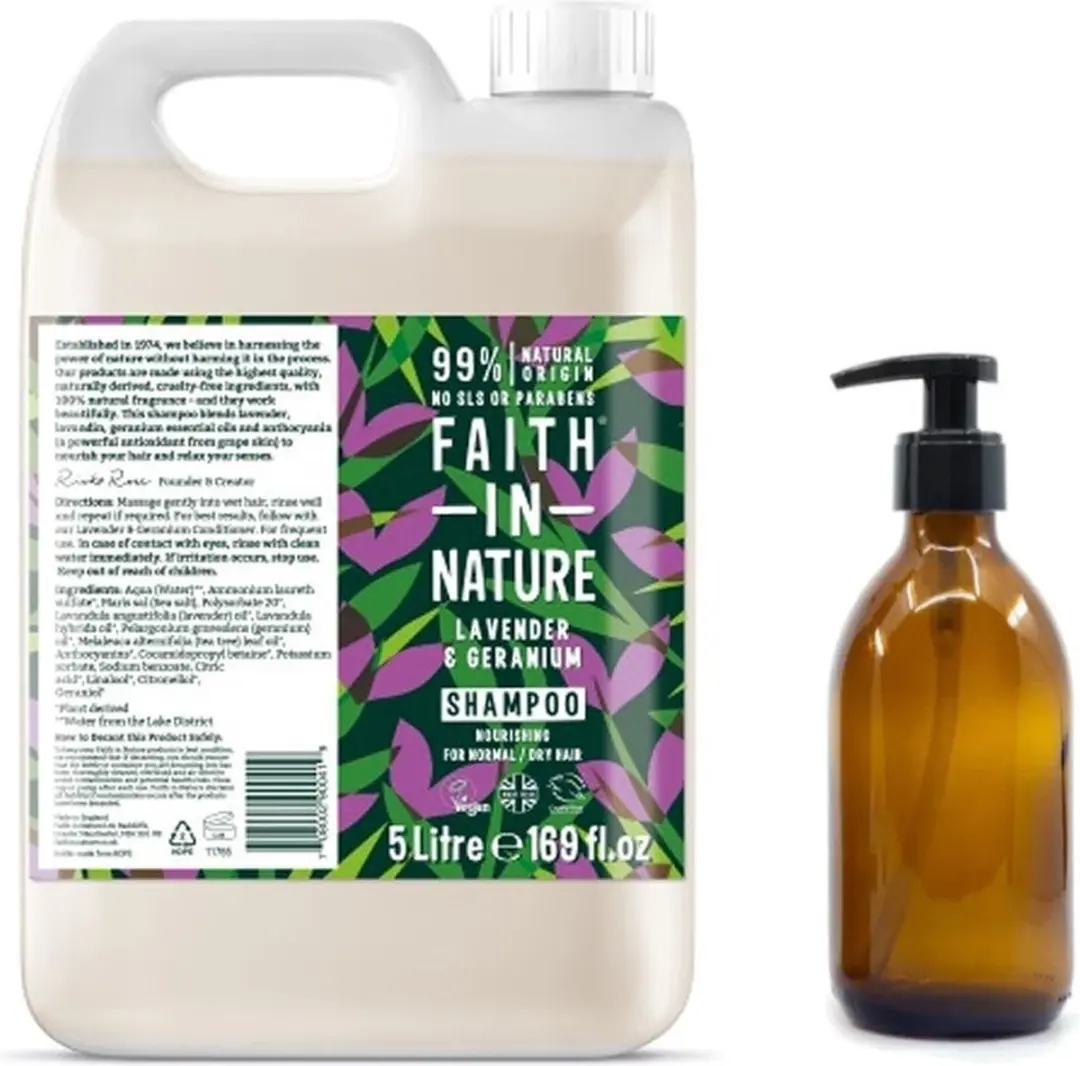 Faith In Nature Lavender & Geranium Shampoo 5L