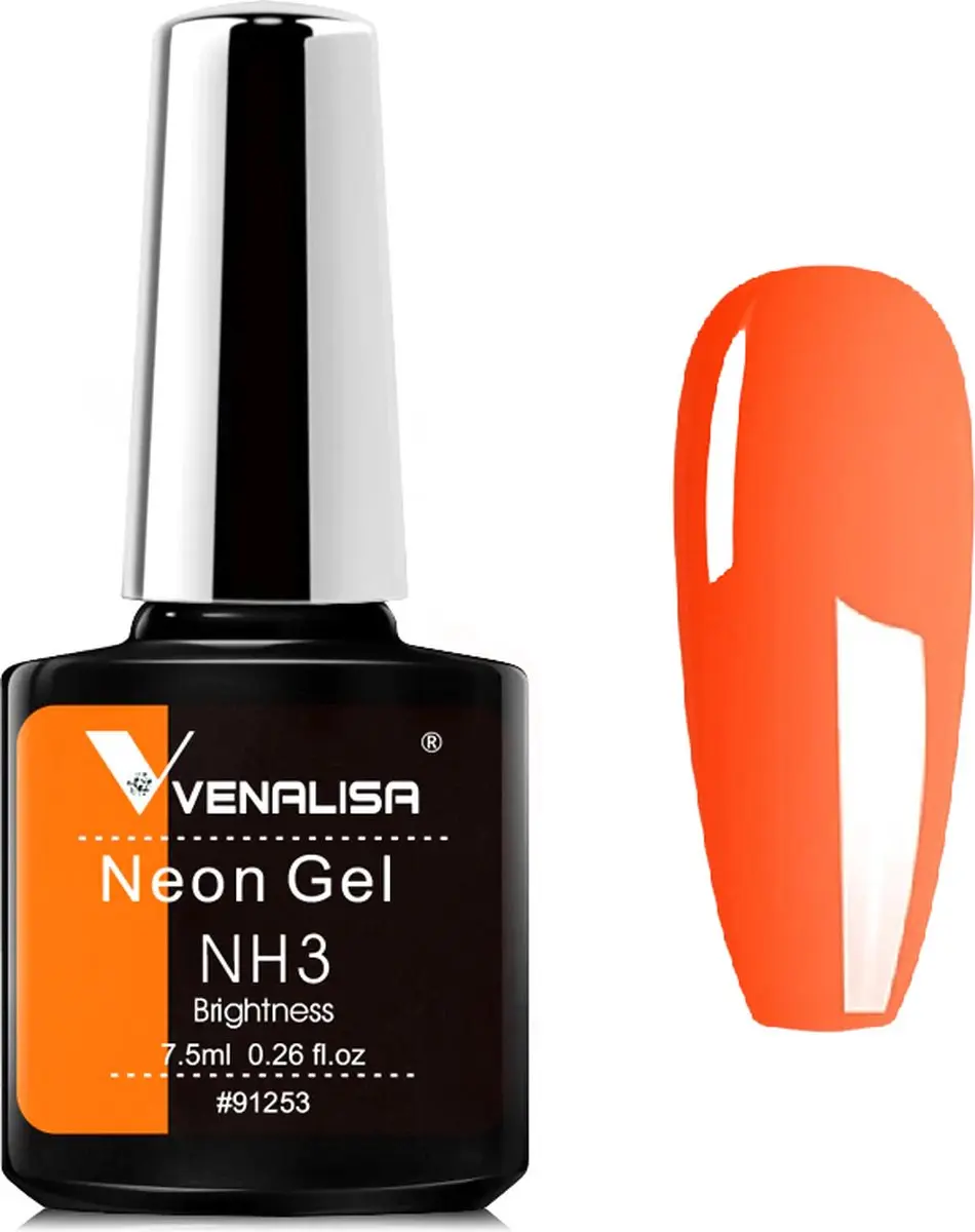 Venalisa UV Gellak Neon Oranje 7.5ml