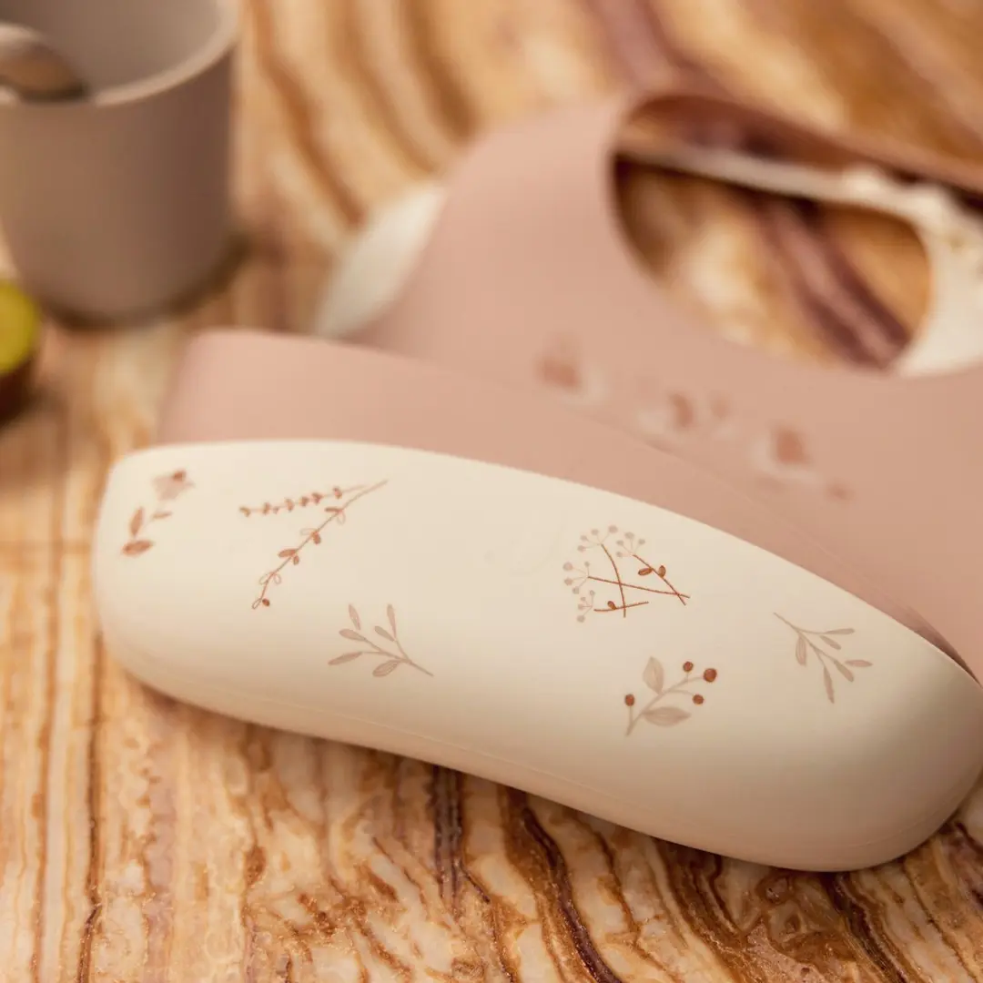 Jollein Baby Slab Siliconen Lovely Birds - 2 Stuks