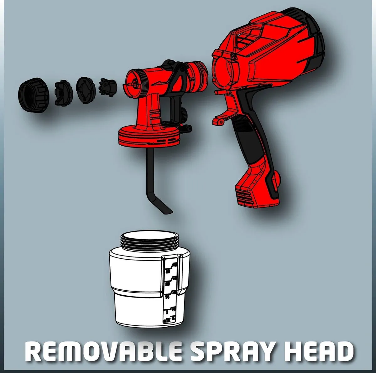 Einhell TC-SY 500 P Elektrische Verfspuit 500W - 1L