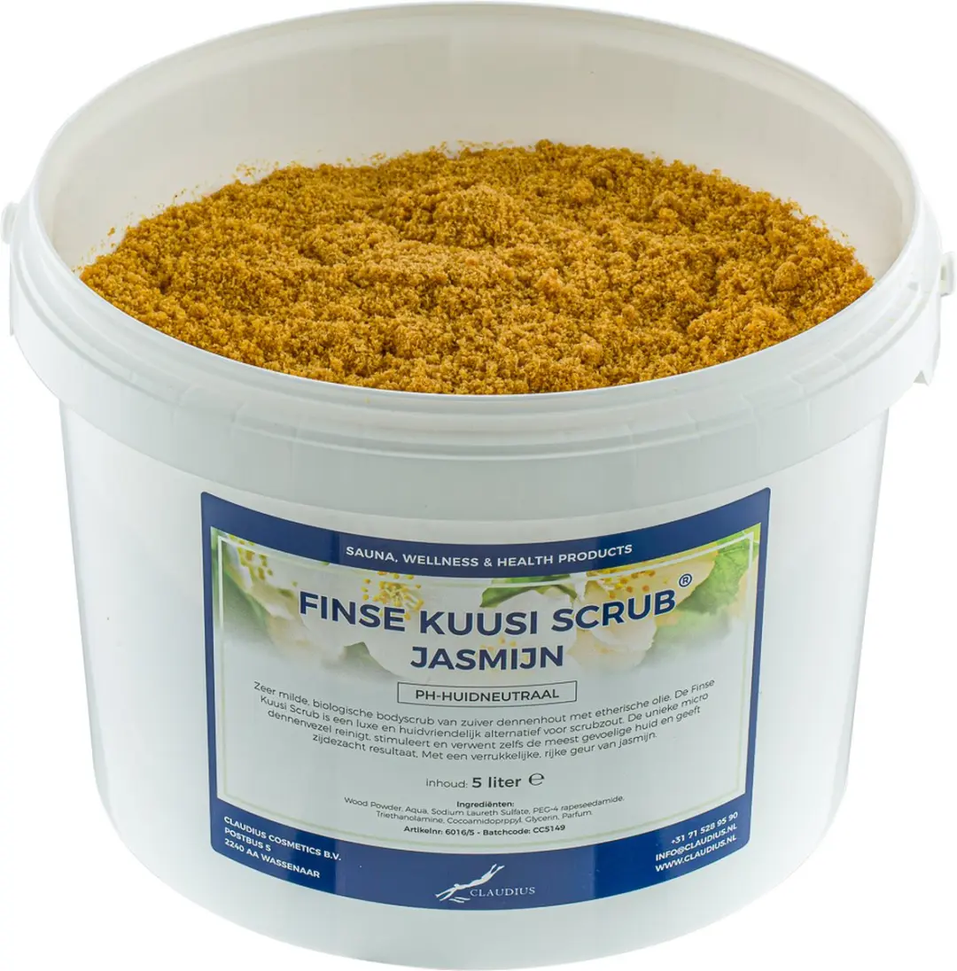 Splashbox Cosmetics Kuusi Scrub Jasmijn 5L