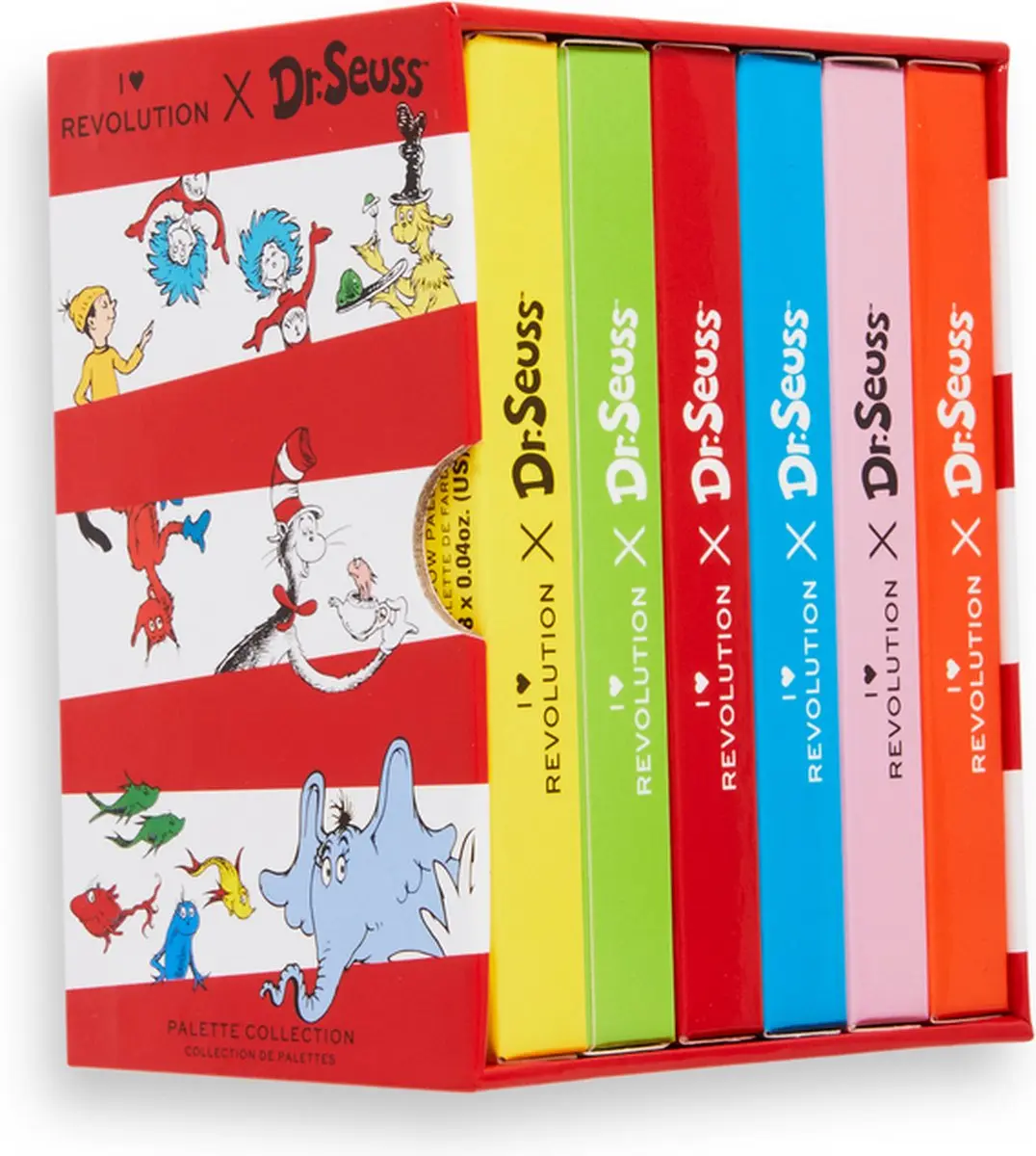 Makeup Revolution I Heart Revolution x Dr. Seuss Palette Collection - 6 Palettes - 36 Oogschaduwkleuren