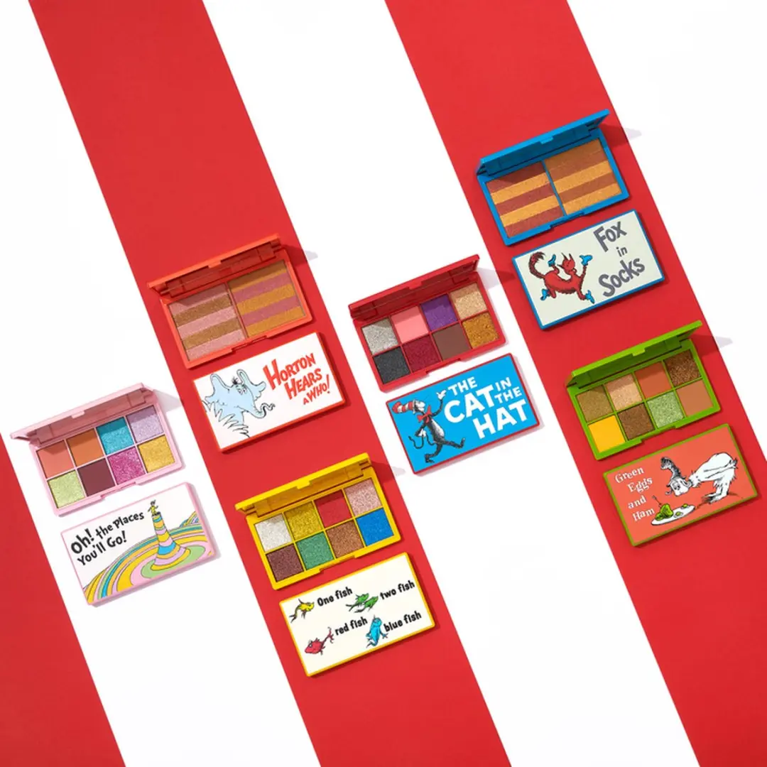 Makeup Revolution I Heart Revolution x Dr. Seuss Palette Collection - 6 Palettes - 36 Oogschaduwkleuren