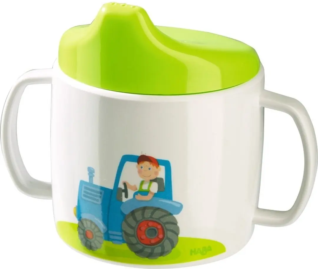 Haba Traktor Beker met Tuit 150ml