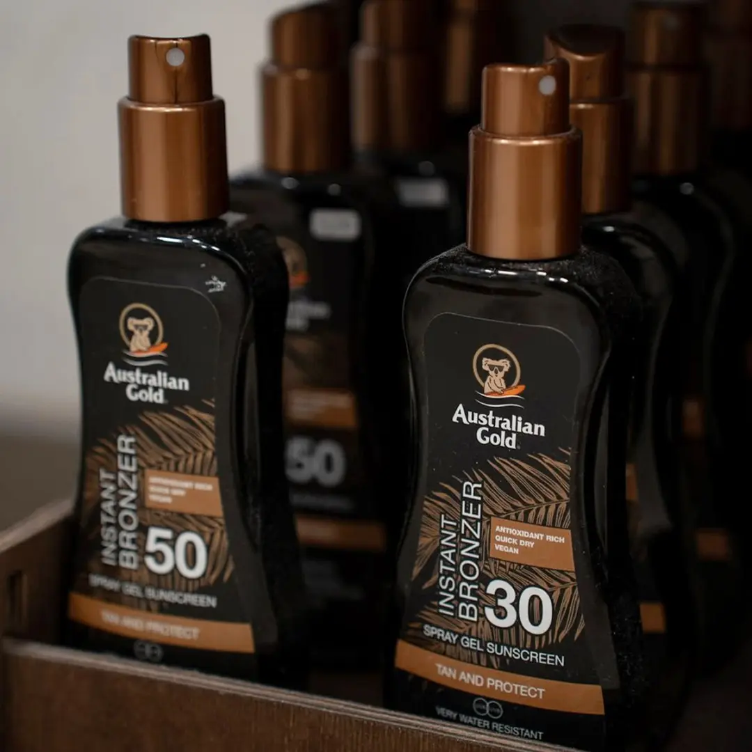 Australian Gold SPF30 Spray Gel met Bronzer 237ml