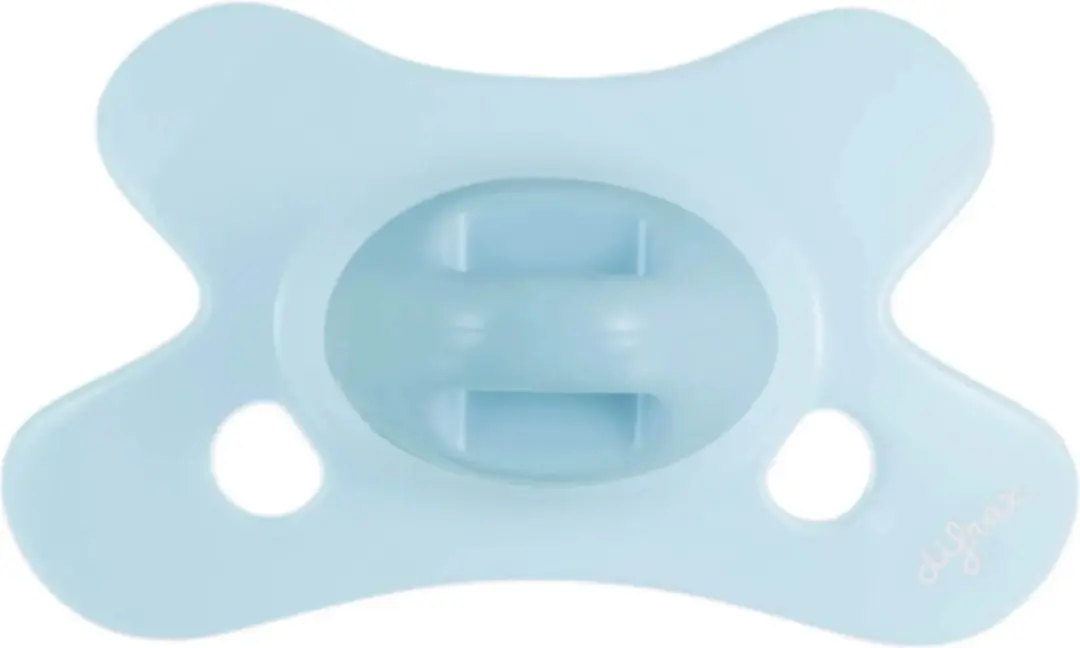 Difrax Fopspeen Uni Edelsteen Blue Topaz 0-6mnd - Blauw