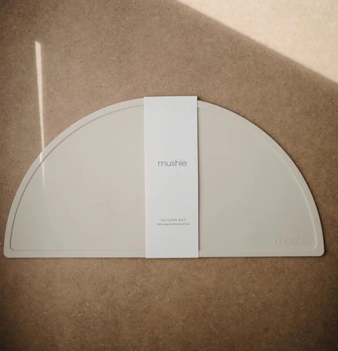 Mushie Siliconen Placemats Rainbows - Ø41cm