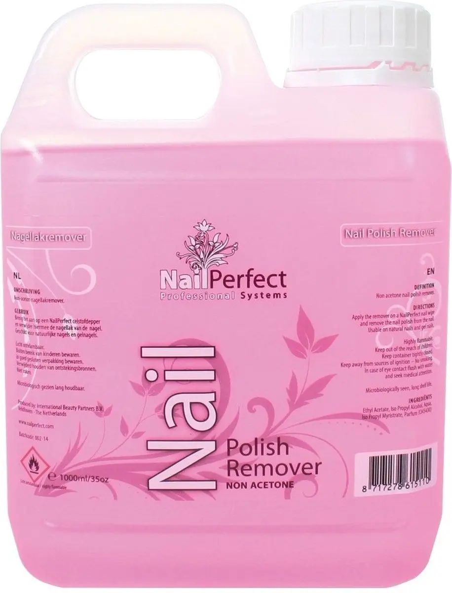 Nail Perfect Nagellakremover Non-Aceton 1000ml