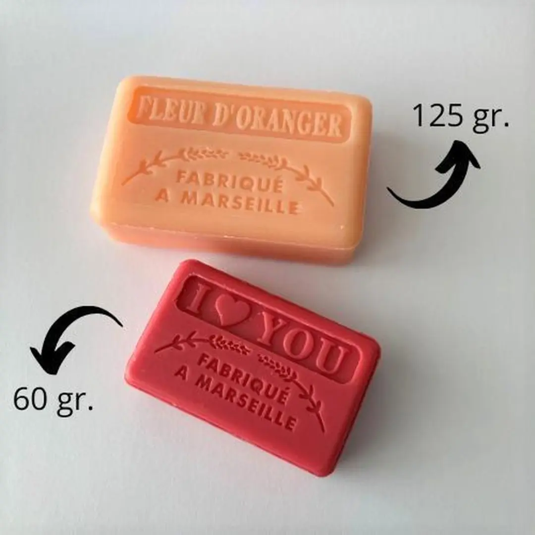 Savon de Marseille Mini Zeepenset - 9 Stuks 540g - Muguet/Jasmijn/Passievrucht/Citroen/Meloen/Lavendel/Rose/Kersenbloesem/Ezelsmelk