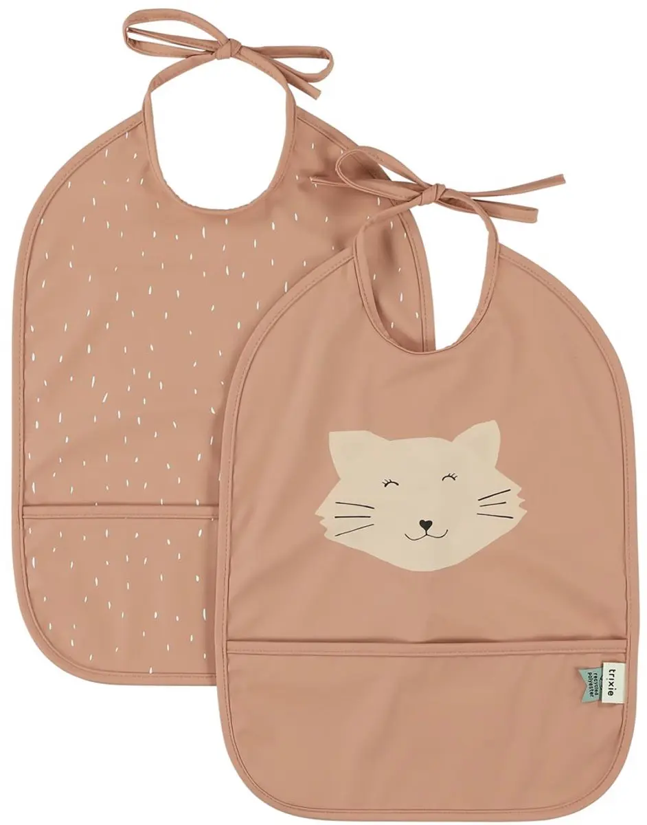 Trixie Mrs Cat Afwasbaar Slabbetje 2-pack