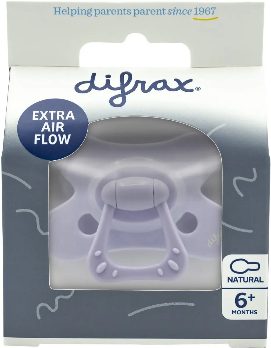 Difrax Fopspeen Uni Edelsteen Lilac