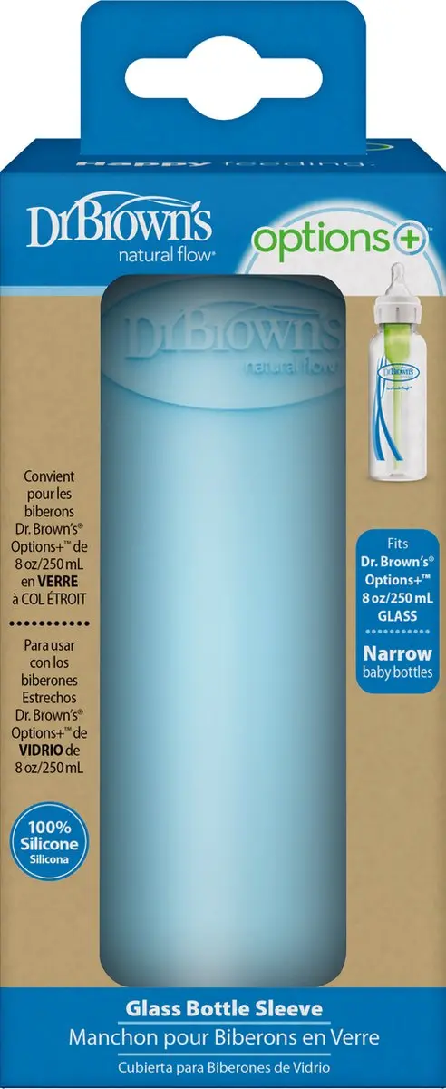 Dr. Brown's Flesbeschermer 250ml - Blauw